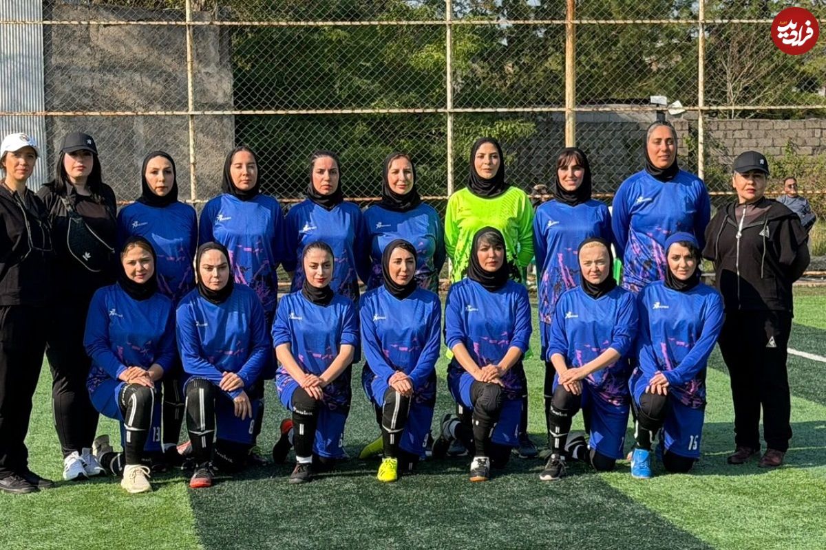 تصاویر؛ مرجانه گلچین فوتبالیست شد!