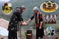 ببینید| غذای روستایی در ایران؛ پخت ته چین مرغ در روستایی کوهستانی