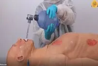 (ویدئو) رونمایی از مانکن زنده مخصوص آموزش عملیات احیاء