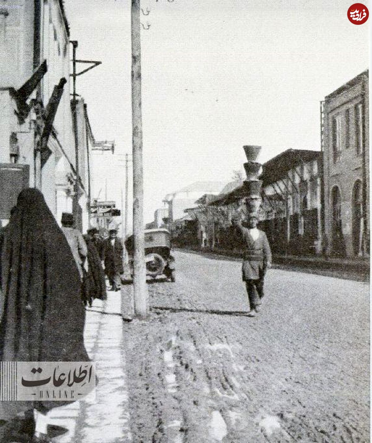 عکس‌های دیده نشده از خیابان لاله‌زار ۱۰۰سال قبل!