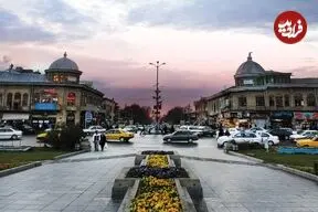 عکس| سفر زمان؛ کودک همدانی و بزش سوار بر گاری در خیابان‌های همدان؛ سال 53