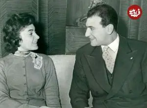 عکس| سفر در زمان؛ «شاه و ثریا» در مراسم عروسی «شهناز و اردشیر زاهدی»؛ سال 1333