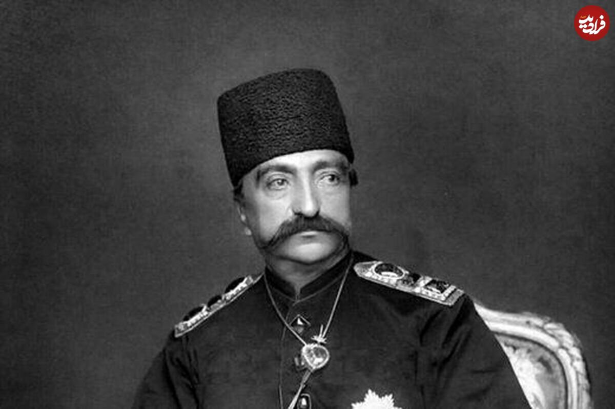 (عکس) ناصرالدین شاه قاجار در سال ۱۸۶۰ میلادی 