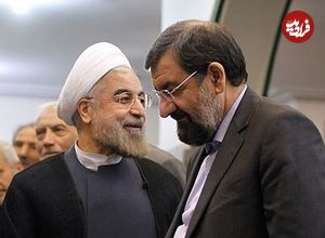 عکس؛ سفر به تاریخ؛ «حسن روحانی و محسن رضایی» در کنار رهبر انقلاب روی عرشۀ ناو جنگی؛ سال 65