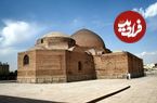 عکس؛ سفر در زمان؛ عصر قاجار، مردم تبریز در کنار ویرانه‌های مسجد کبود