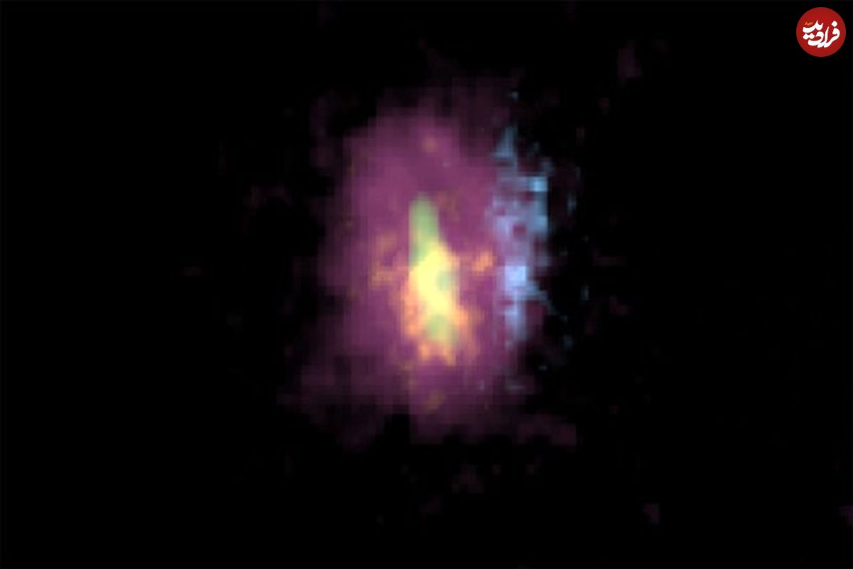 نگاه جیمز وب به یکی از درخشان‌ترین کهکشان‌های اولیه