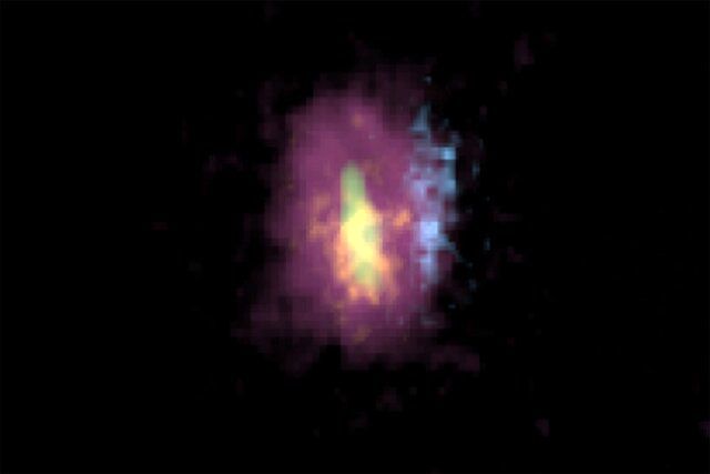 نگاه جیمز وب به یکی از درخشان‌ترین کهکشان‌های اولیه