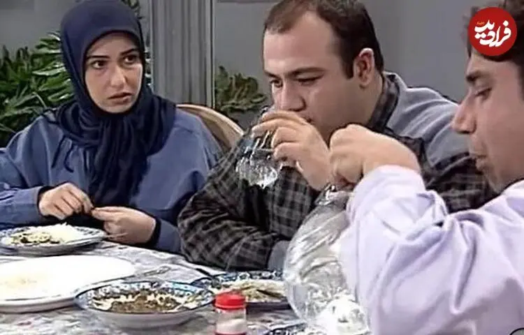 عکس| سفر به گذشته؛ «معصومه کریمی و نصراله رادش» در پشت صحنه زیر آسمان شهر؛ سال 80