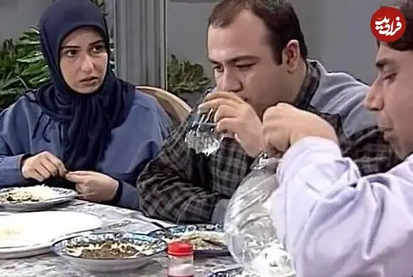 عکس| سفر به گذشته؛ «معصومه کریمی و نصراله رادش» در پشت صحنه زیر آسمان شهر؛ سال 80