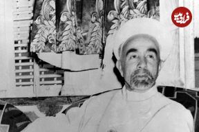 عکس؛ سفر در زمان؛ «ملک عبدالله، پادشاه اردن و گربه روی فرش ایرانی»؛ سال 1327