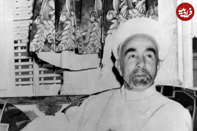 عکس؛ سفر در زمان؛ «ملک عبدالله، پادشاه اردن و گربه روی فرش ایرانی»؛ سال 1327