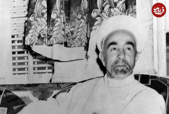 عکس؛ سفر در زمان؛ «ملک عبدالله، پادشاه اردن و گربه روی فرش ایرانی»؛ سال 1327