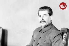 عکس| سفر در زمان؛ «استالین» در کنار فرمانده جبهه جنوبی در طول جنگ داخلی روسیه؛ سال 1297