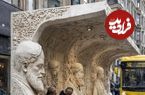 تصاویر؛ طرح جالب ترین ایستگاه اتوبوس ایران در شیراز