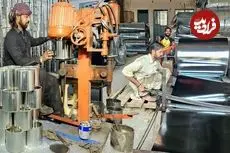 ببینید| قوطی های رنگ چگونه در پاکستان تولید می شود؟