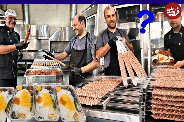 ببینید؛ غذای خیابانی در ایران؛ تهیه کوبیده، جوجه کباب و کباب ترش در تهران
