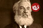 عکس| سفر در زمان؛ چهره «الکساندر گراهام بل» در سن 54 سالگی؛ سال 1279