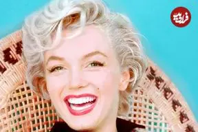 عکس| سفر در زمان؛ «مرلین مونرو 20 ساله» در حال نوشیدن قهوه در کالیفرنیا؛ سال 1324