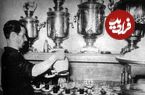 عکس؛ سفر در زمان؛ نقالی در قهوه خانه‌های کاشان