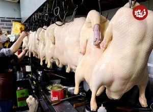 ببینید؛ غذای خیابانی در کره؛ اردک و مرغ بریان در سئول