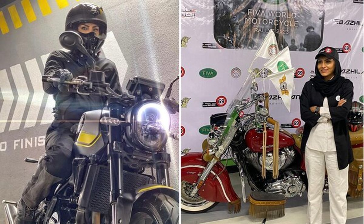 تاریخ‌سازی دختر موتورسوار ایرانی بعد از ۱۰۰سال