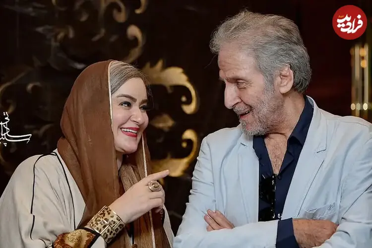 تصاویر| قاب صمیمی ابوالفضل پورعرب و نعیمه نظام‌دوست، دو بازیگر محبوب سینما