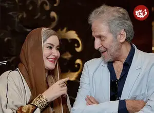 تصاویر| قاب صمیمی ابوالفضل پورعرب و نعیمه نظام‌دوست، دو بازیگر محبوب سینما