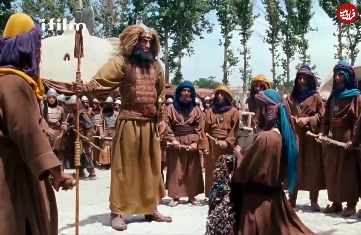 عکس؛ سفر در زمان؛ «یَحیی بن زَمزَم» سریال مختارنامه روی دیوار چین؛ سال 94
