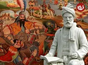 عکس| سفر در زمان؛ اعضای ایرانی و خارجی کنگره بزرگداشت هزارمین سال تولد فردوسی