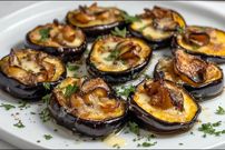 ببینید| طرز پخت یک غذای ایتالیایی خوشمزه با 2 بادمجان و 300 گرم قارچ