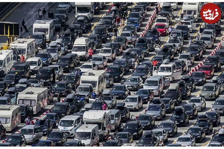 ببینید؛ ترافیک بسیار سنگین در مسیرهای خروجی‌های تهران