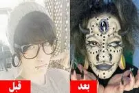 (عکس) جوانی که ۱۲,۰۰۰ دلار خرج کاشت شاخ و ۱۰۰ پیرسینگ کرد تا با مشکلات روحی‌‌اش مقابله کند!