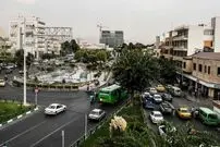 عکس؛ سفر در تاریخ؛ ظاهر «عابران، خودروها، اتوبوس ها و میدان بهارستان»؛ دهه 40