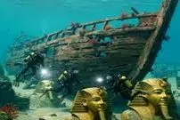 اسرار قایق مرموز گمشده فراعنه پس از دو هزار سال در اسکندریه