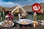 ببینید؛ غذای روستایی در افغانستان؛ برداشت قارچ وحشی و پخت خوراک مرغ و قارچ
