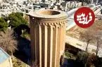 عکس| سفر به ایران قدیم؛ منظرۀ «برج طغرل شهر ری» در دوران قاجار