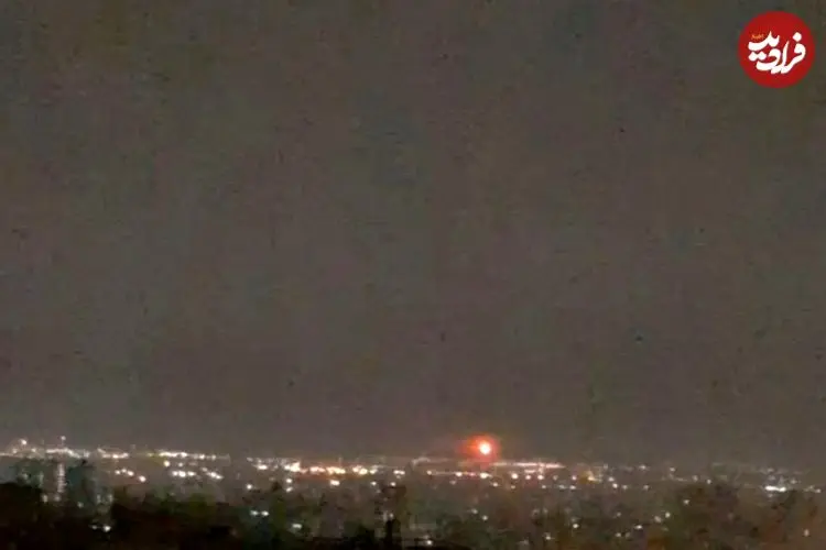 حملات هوایی شدید بامداد جمعه به تهران