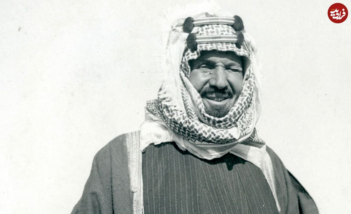 عکس| سفر در زمان؛ «ملک عبدالعزیز» اولین پادشاه عربستان در 34 سالگی؛ سال 1289