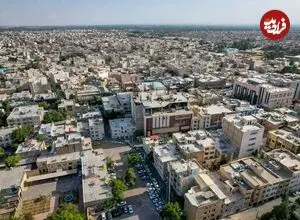 عکس| سفر زمان؛ چشم‌انداز متفاوت شهر قزوین در حدود 140 سال قبل