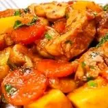 طرز تهیه خوراک بادمجان و مرغ ویژه افطار