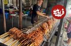 ببینید| غذای خیابانی در تایلند؛ فرآیند تهیه 150 کیلو مرغ کبابی در بانکوک 