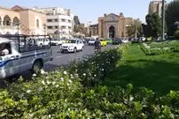 عکس| سفر به ایران قدیم؛ بانک شاهی در میدان توپخانه؛ 125 سال قبل