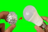(ویدئو) نحوه تعمیر لامپ LED با فویل آلومینیومی به روش برقکار مکزیکی!