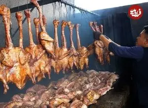 ببینید| غذای خیابانی در مالزی؛ تهیه اردک بریانی در سلانگور