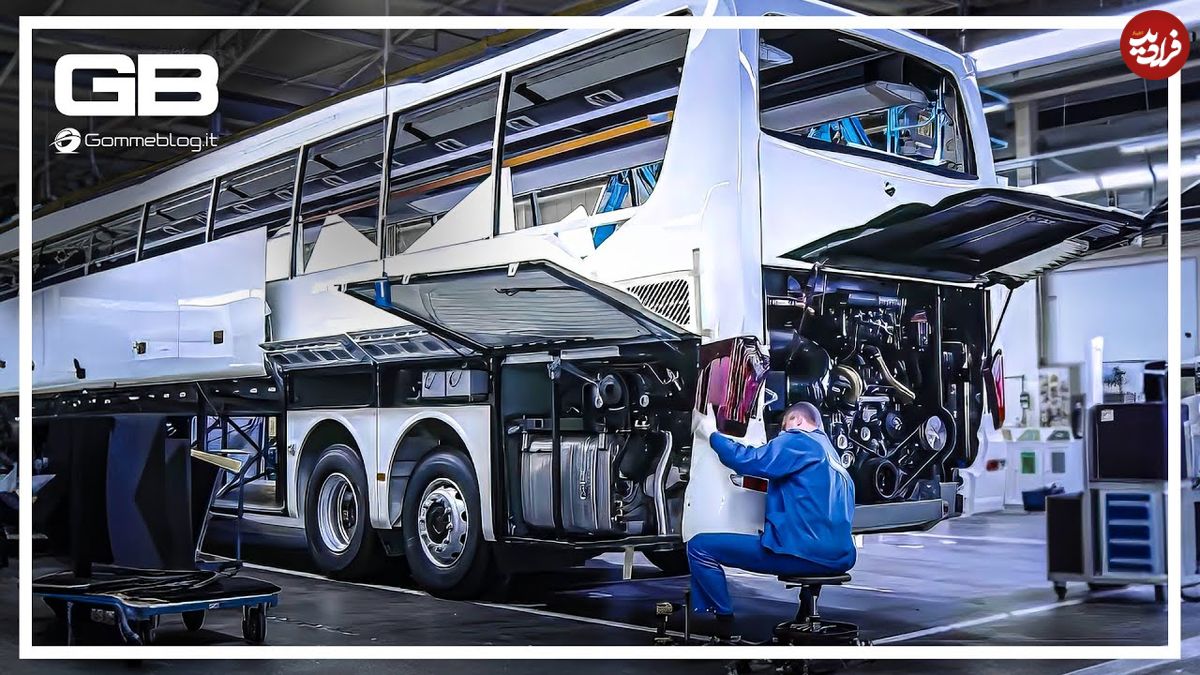 ببینید؛ مراحل جالب طراحی و تولید اتوبوس لوکس مرسدس سترا (Setra)