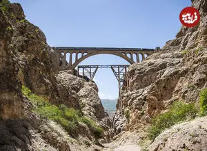 ببینید| پل ورسک؛ یکی از عجیب‌ترین پل‌های جهان و شاهکار مهندسی ۹۰ ساله