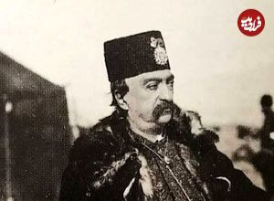 عکس؛ سفر در زمان؛ ژست خاص و دیده نشده از «ناصرالدین شاه»؛ دهه 1260