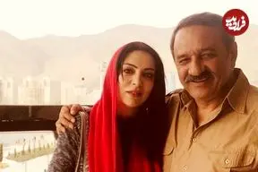 عکس| سفر زمان؛ چهرۀ «حمیرا ریاضی» 2 ساله در آغوش مادرش؛ دهۀ 40