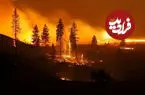 ببینید| آتش‌سوزی بی‌سابقه در شرق واشنگتن