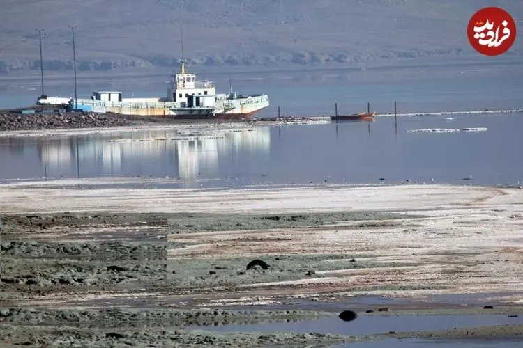 تصاویر؛ افزایش ۴۰ سانتی تراز دریاچه ارومیه